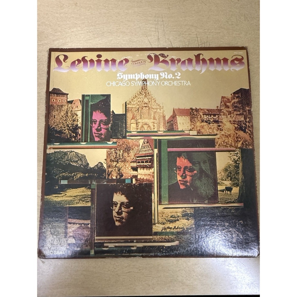 Levine Conducts Brahms Chicago Symphony Orchestra LP Vinyl Record RCA ARL1-2864
